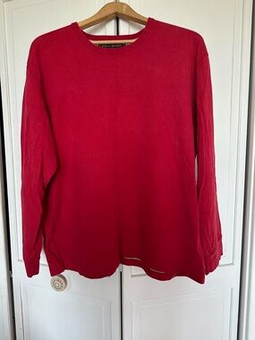 Vintage Polo Sport Ralph Lauren Red Long Sleeved Crewneck Sweatshirt